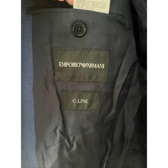 Emporio Armani G Line Regular Fit Notch Lapel Wool Suit Jacket NEW - Picture 9 of 13